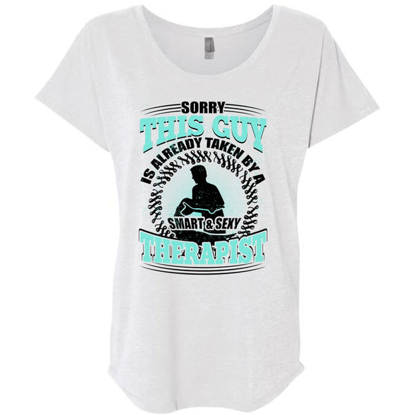 This Guy Is Already Taken By A Therapist T Shirt, I Love Therapist T Shirt, Awesome T-Shirts