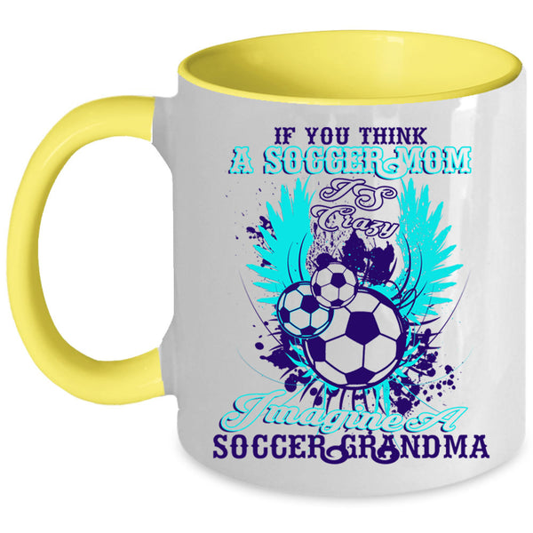 Soccer Grandma Coffee Mug, Soccer Mom Accent Mug