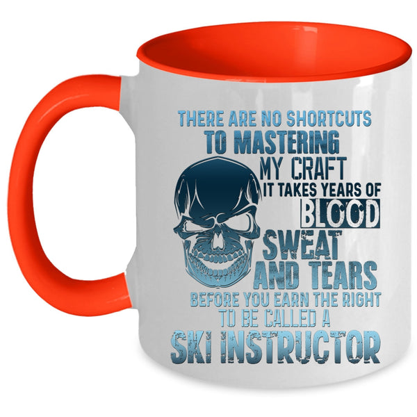 Awesome Ski Instructor Coffee Mug, To Be Called A Ski Instructor Accent Mug