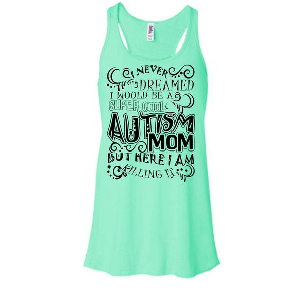 Cool Autism Mom T Shirt, Gift For Autism Mom Tank Top