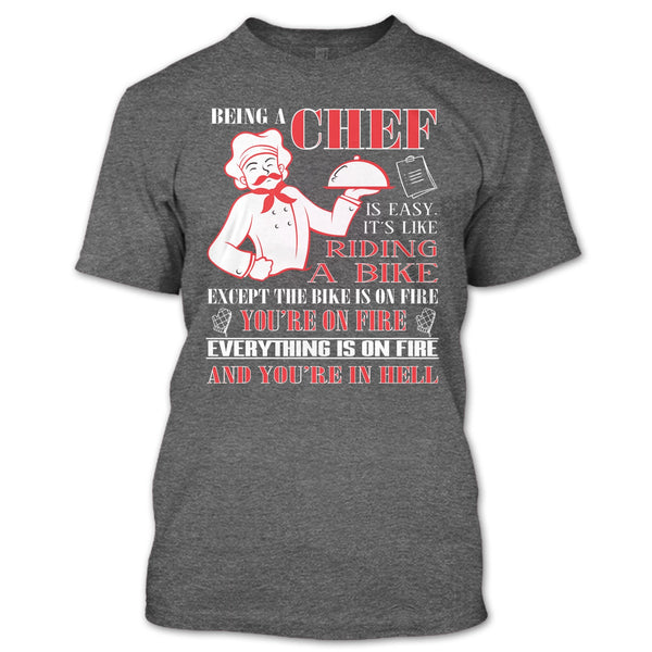 A black t-shirt with the shopify logo