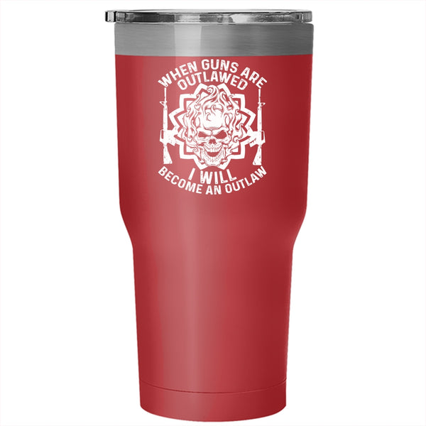 Funny Gunner Tumbler 30 oz Stainless Steel, Funny Gift For Gunaholic Travel Mug