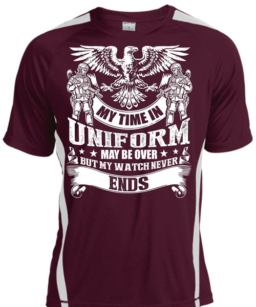 My Time In Uniform T Shirt, Being A Veteran T Shirt, Cool Shirt