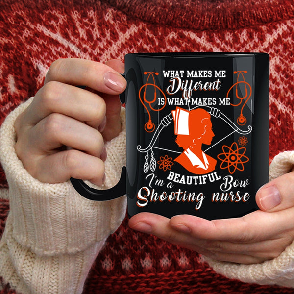 I'm A Bow Shooting Nurse Coffee Mug, Awesome Nurses Coffee Cup