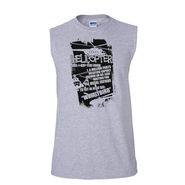 Helicopter T Shirt, Gift For Helicopter T Shirt, Awesome t-shirts (Men's Cotton Sleeveless)