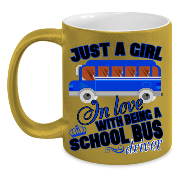 Being A School Bus Driver Coffee Mug, Cool Girls Accent Mug