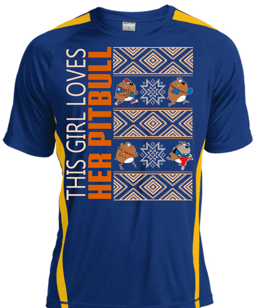 This Girl Loves Her Pit Bull T Shirt, This Girl Loves Christmas T Shirt, Cool Shirt