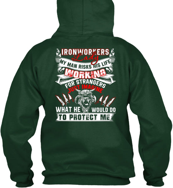 Ironworkers Lady T Shirt, I Love Ironworker T Shirt