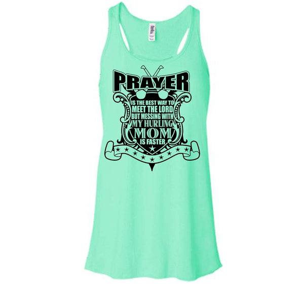 Messing With My Hurling Mom T Shirt, Gift For Mom Tank Top