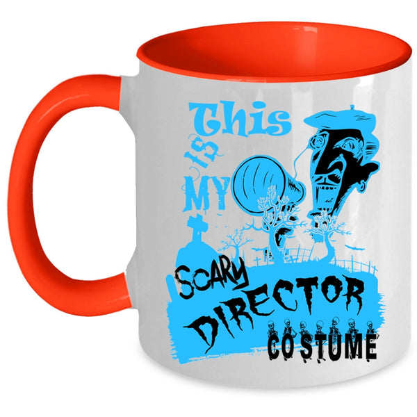 Scary Halloween Coffee Mug, This Is My Scary Director Costume Accent Mug