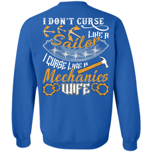 Like A Mechanics Wife T Shirt, I Love Wife Sweatshirt
