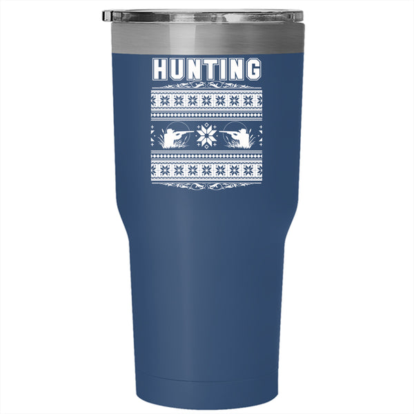 Hunting Tumbler 30 oz Stainless Steel, All I Want For Christmas Travel Mug