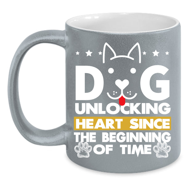 Dog Unlocking Coffee Mug, Cute Gift For Dog Lover Coffee Cup
