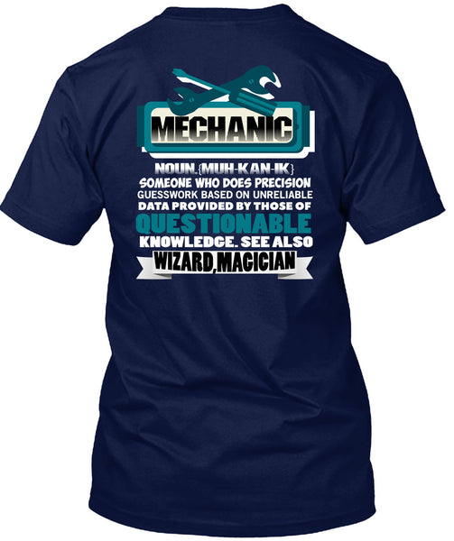 Being A Mechanic T Shirt, Wizard Magician T Shirt