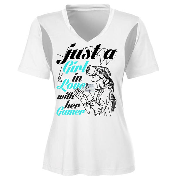 Just A Girl In Love With Her Gamer T Shirt, I Love Gaming T Shirt, Awesome T-Shirts