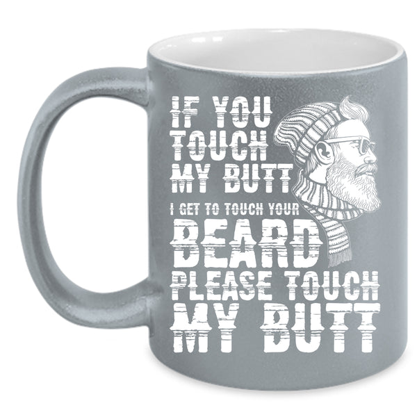 Funny Bearded Men Coffee Mug, Funny Gift For My Daddy Coffee Cup