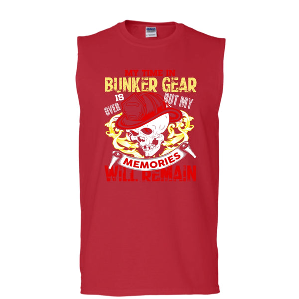 I Love Two Things T Shirt, Fighting Fire And Beer T Shirt, Cool T Shirt (Men's Cotton Sleeveless)