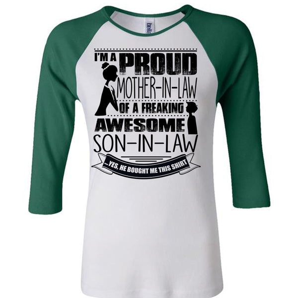 I'm A Proud Mother In Law T Shirt, I Love Mom T Shirt, Awesome T-Shirts