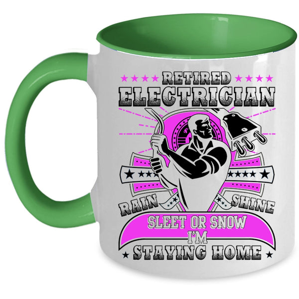 Awesome Retirement Coffee Mug, Retired Electrician Accent Mug