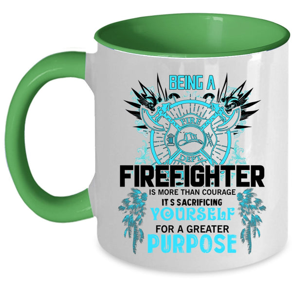 Cute Firefighter Coffee Mug, Being A Firefighter Accent Mug