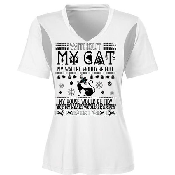 Without My Cat My Wallet Would Be Full T Shirt, I Love My Cat T Shirt, Awesome T-Shirts