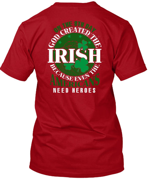 God Created The Irish T Shirt, My Favorite T Shirt