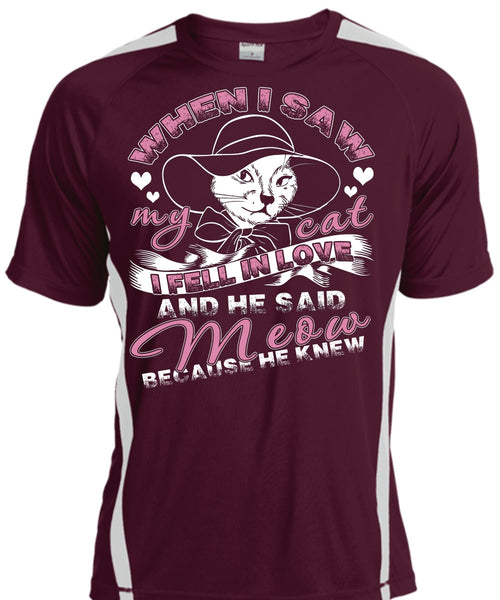 He Said Meow T Shirt, I Saw My Cat T Shirt, Cool Shirt