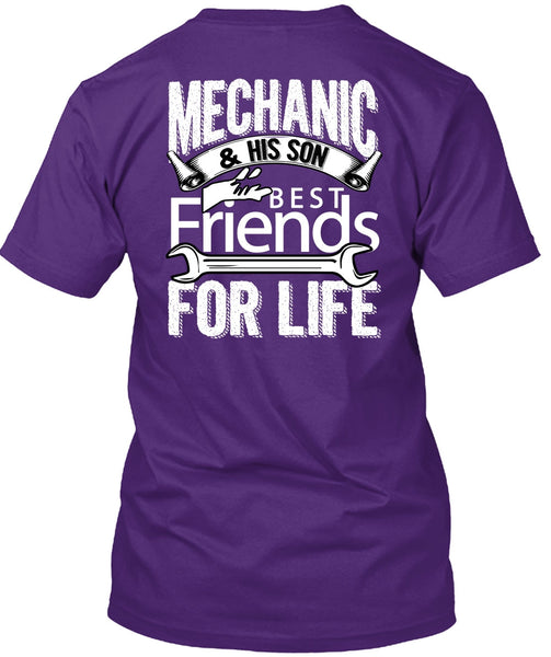 Mechanic And His Son Best Friends For Life T Shirt, Being A Mechanic T Shirt