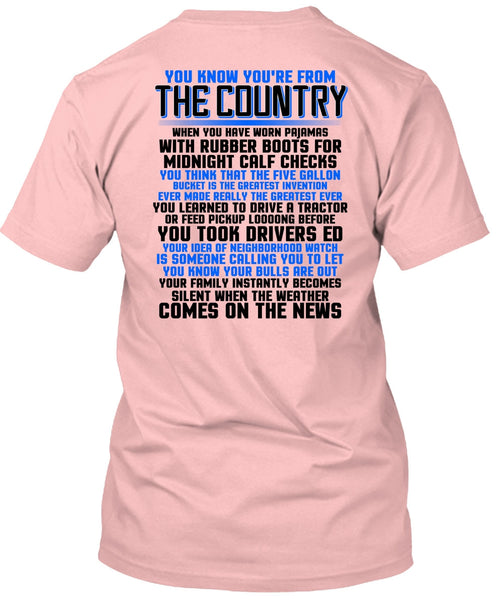 You're From The Country T Shirt, I Love Veteran T Shirt