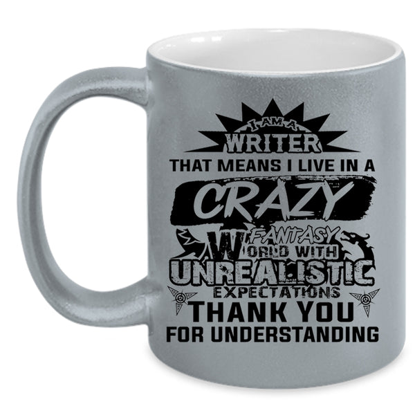 Awesome Gift For Writer Coffee Mug, I Am A Writer Accent Mug