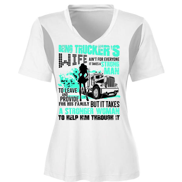 Being Trucker's Wife T Shirt, Being A Trucker T Shirt, Awesome T-Shirts