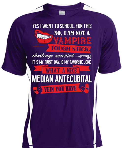 I Am Not A Vampire Tough Stick T Shirt, Median Antecubital Vein You Have T Shirt, Cool Shirt