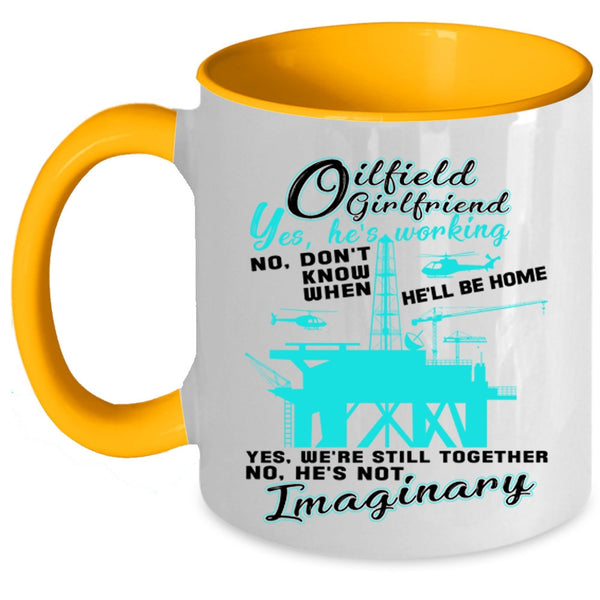 Cool Couple Coffee Mug, Oilfield Girlfriend Accent Mug