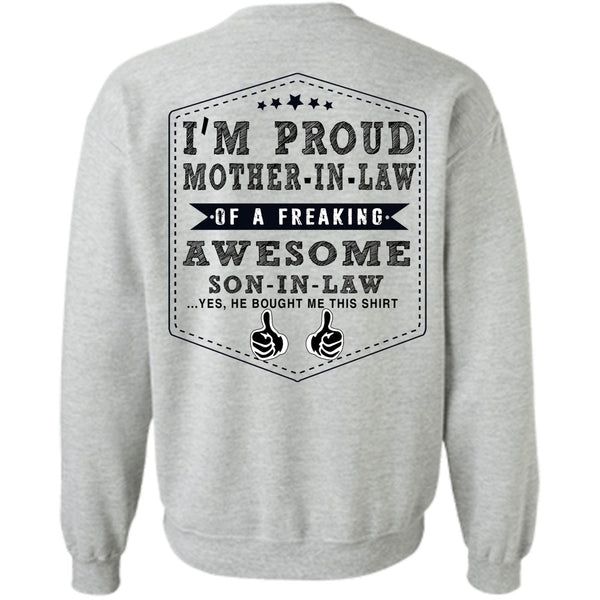 Being A Lawyer T Shirt, I'm Proud Mother In Law Sweatshirt