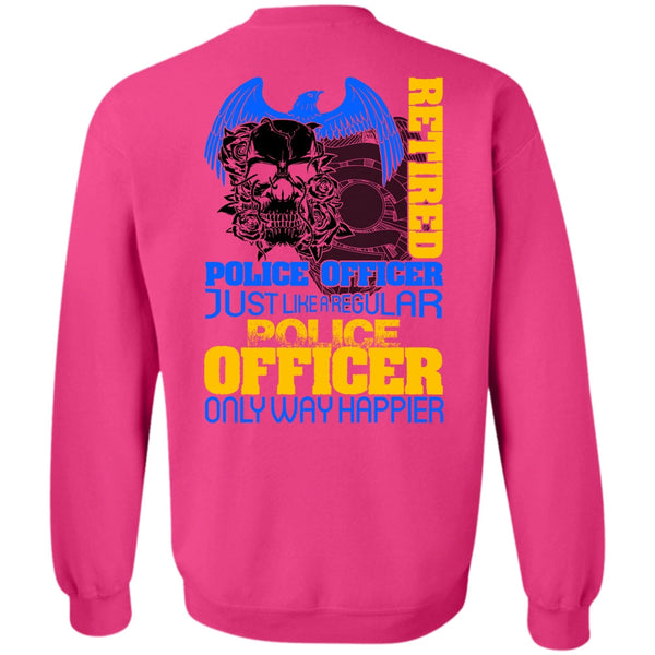 I Love Police T Shirt, Retired Police Officer Sweatshirt