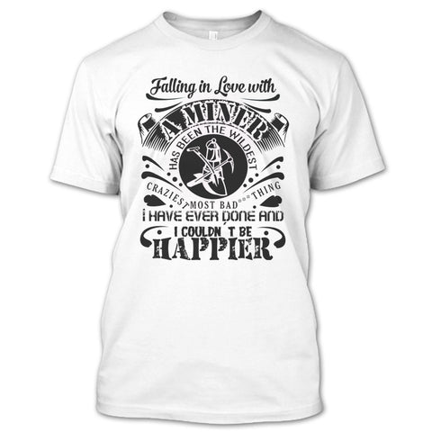 A black t-shirt with the shopify logo