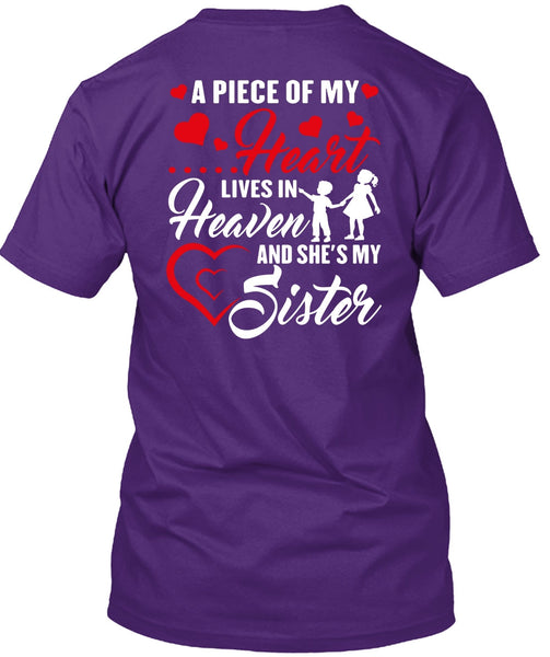 She's My Sister T Shirt, Lives In Heaven T Shirt