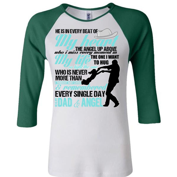 He Is My Dad And Angel T Shirt, I Love Dad T Shirt, Awesome T-Shirts