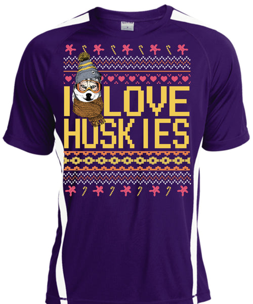 I Love Huskies T Shirt, This Girl Loves Christmas T Shirt, Cool Shirt