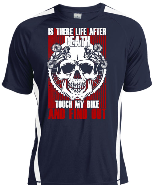 Touch My Bike And Find Out T Shirt, Being A Biker T Shirt, Cool Shirt