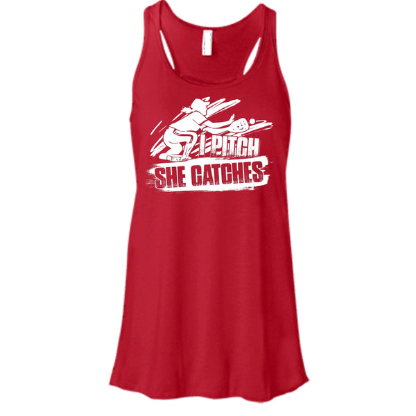 I Pitch She Catches T Shirt, I'm A Baseball Player Tank Top