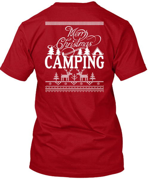Merry Christmas Camping T Shirt, This Girl Loves Christmas T Shirt
