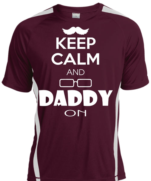 Keep Calm And Daddy On T Shirt, Father's Day T Shirt, Being A Papa T Shirt
