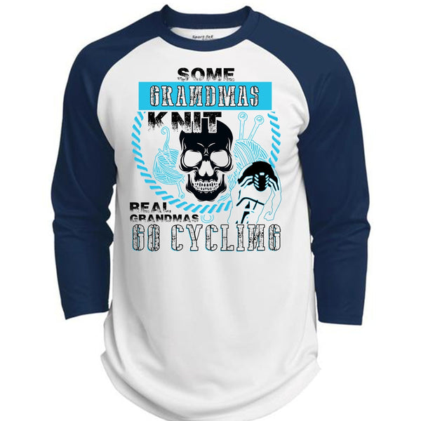 Some Grandmas Knit T Shirt, I Love Biker T Shirt, Awesome T-Shirts  (Polyester Game Baseball Jersey)