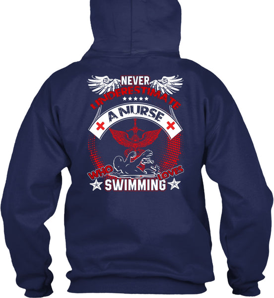 Nurse Who Loves Swimming T Shirt, Being A Swimmer T Shirt