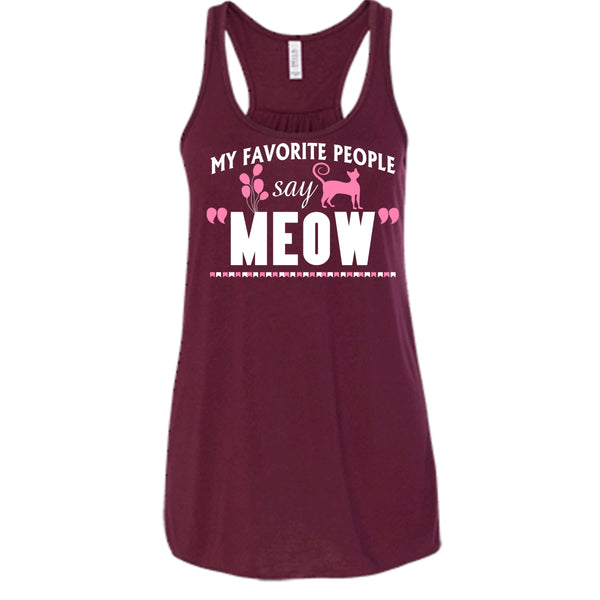 My Favorite Say Meow Shirt, Cool Cat Shirt