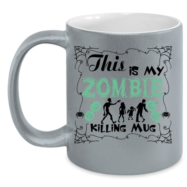 Gift For Halloween Coffee Mug, This Is My Zombie Accent Mug