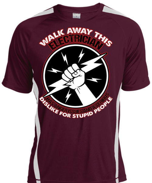 Walk Away This Electrician T Shirt, Dislike For Stupid People T Shirt, Cool Shirt