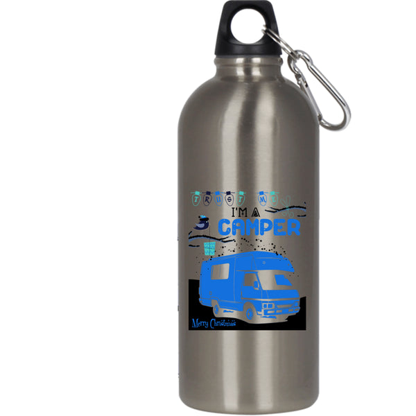 I'm A Camper 20 oz Stainless Steel Bottle,Christmas Gift For Camper Outdoor Sports Water Bottle