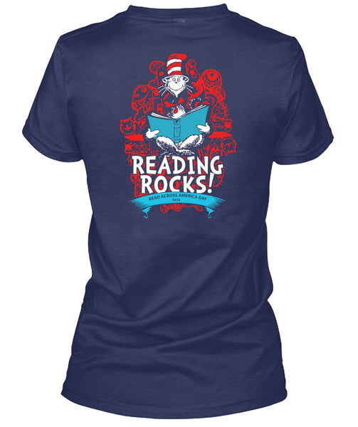 Dr. Seuss T Shirt, Reading Rocks T Shirt, The Cat in the Hat T Shirt, I Love Reading T Shirt